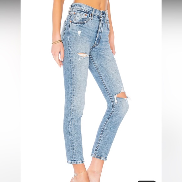 Levi’s 501 Skinny Jeans size 27 Can’t Touch This - Picture 2 of 8